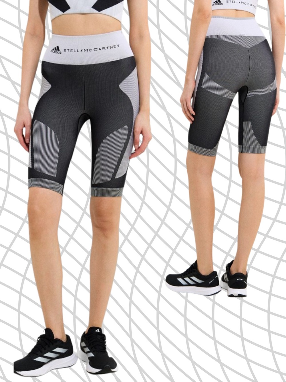 Women Adidas by Stella McCartney Cycling compressing performance leggings small